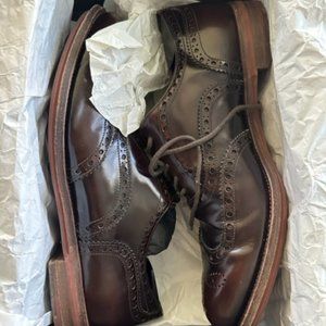 Prada Mens Dress Shoes Tabacco Spazzolato Fume Oxfords